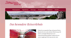 Desktop Screenshot of brumann-reisen.ch