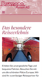 Mobile Screenshot of brumann-reisen.ch
